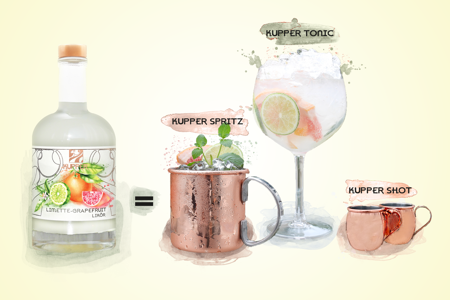 Limette-Grapefruit-Likör 0,5L