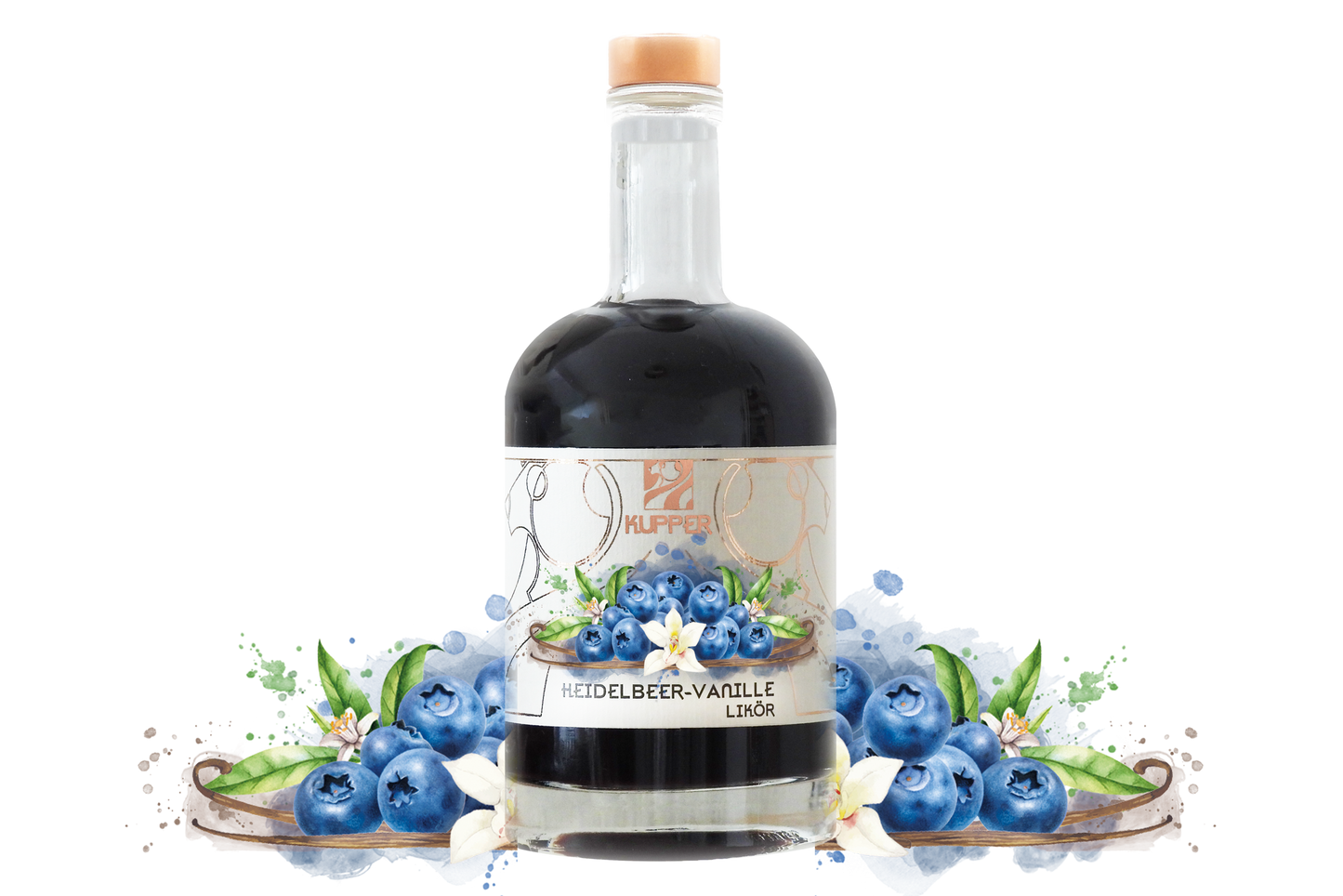 Heidelbeer-Vanille-Likör 0,5L