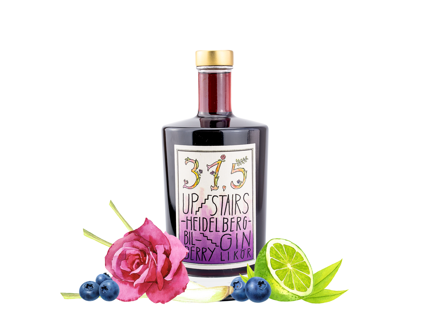 315 UPSTAIRS BILBERRY GIN-LIKÖR